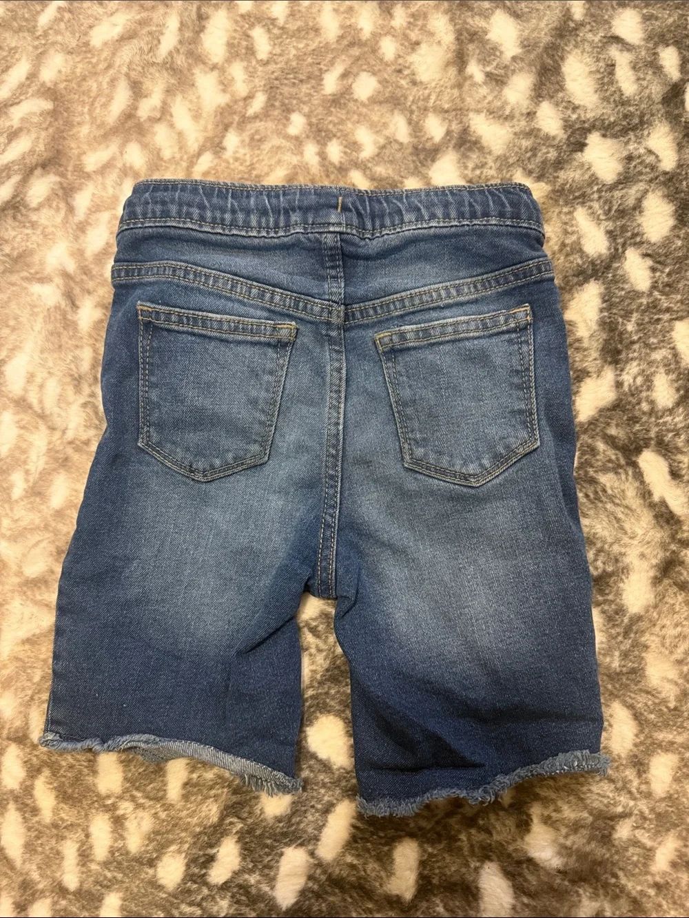 Old Navy Distressed Blue Denim Pull-On Girls' Shorts